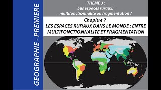 Les espaces ruraux dans le monde entre multifonctionnalité et fragmentation géographie  première [upl. by Alletneuq]