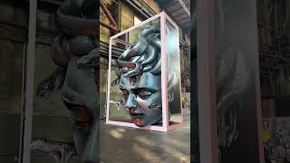 Check out street artist ODEITHs mindblowing 3D illusion [upl. by Giule845]