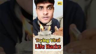 Trying Viral Life Hacks  Abhijeet Shekhawat  shorts [upl. by Nanah]