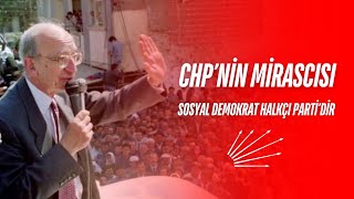 Erdal İnönü CHPnin bugün takipçisi olan SHPdir [upl. by Edals]