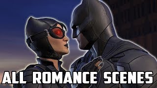 All ROMANCE scenes CATWOMAN KISS Batman Season 2 [upl. by Torp]