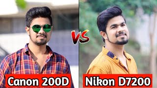 Canon EOS 200D VS Nikon D7200 DSLR Camera Comparison [upl. by Otha]