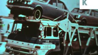 1970s Japan Car Manufacturing Automobiles Exports Colour Archive Footage [upl. by Knarf965]