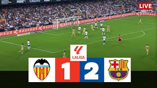 Valencia vs Barcelona  Lewandowski  202425 LaLiga Full Match [upl. by Akcirred]