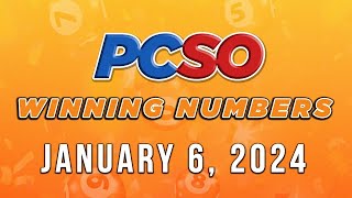 P607M Jackpot Grand Lotto 655 2D 3D 6D and Lotto 642  January 6 2024 [upl. by Baalman]