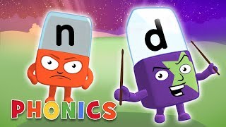 Phonics  Learn to Read  Around The Bend  Alphablocks [upl. by Zemaj]