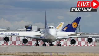 🔴Live Frankfurt Airport Sunset Planespotting Startbahn West🛫 [upl. by Dorcia]