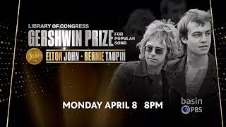 Elton John and Bernie Taupin Gershwin Prize for Popular Music  Promo [upl. by Leiba411]