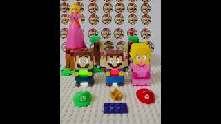 Lego Mario and Lego Peach Exchange their power suit 229 shorts toys trending fyp [upl. by Peppy531]