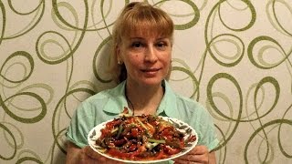 Мясо по тайски с овощами  простой рецепт закуски на праздничный стол [upl. by Oaht]