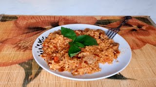 Джамбалайя С Колбасками Быстрый и Вкусный Обед или Ужин Блюдо На Основе Риса [upl. by Neelloc189]