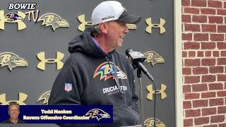 Hear from Ravens OC Todd Monken  Baltimore Ravens Practice November 14 2024 [upl. by Ahtelahs]