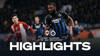 ROYAL ANTWERP FC  CLUB BRUGGE  HIGHLIGHTS  20232024 [upl. by Herwin]