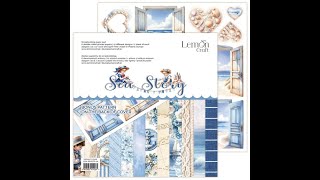 LemonCraft  Papirblok 30x30  Sea Story  Paper Pad  LEMSEASTO01 [upl. by Caswell]