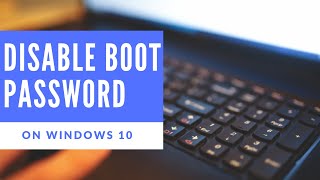 How To Enable or Disable BIOSPower On Password on Windows 10 [upl. by Eneleahs]