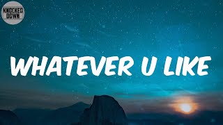 Whatever U Like Lyrics  Nicole Scherzinger [upl. by Llerrad]