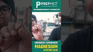 🔥 Magnesium  Nitric Acid Experiment 🧪  PrepMed neetfaqs prepmed [upl. by Burl]