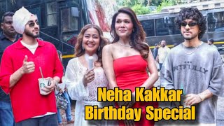 Neha Kakkar Birthday Special With Family  Superstar Singer Season 3 New Episode Shoot [upl. by Sukcirdor]