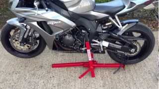 Abba Superbike Stand Front Lift Arm Demonstration [upl. by Norreht]