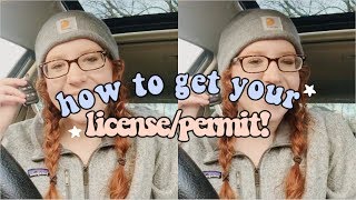 how to get your drivers permit  license 2019 [upl. by Oicapot]