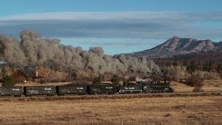 USA  Cumbres amp Toltec 25  Banked Freight amp Perfect Sky  October 2012 [upl. by Kitrak]