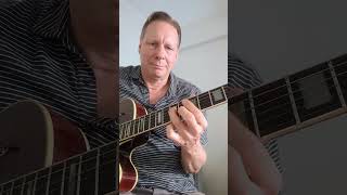 Blues guitar licks with a jazz feel in A major bluesguitar [upl. by Sedda]