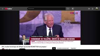 Dominique de Villepin sur le respect pour un débat [upl. by Rubbico]