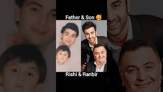 Rishi Kapoor amp Ranbir Kapoor 🥰💕 [upl. by Akerehs]