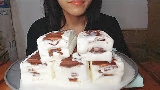 ASMR Eating Viennetta Ice Cream Cake [upl. by Latvina45]