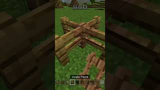 Power Of Neither Fence  minecraft shorts [upl. by Neeruam]