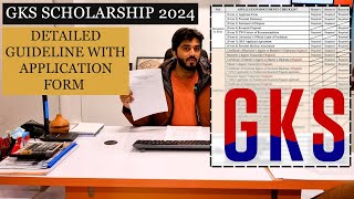 GKS SCHOLARSHIP 2024  GKS for Master 2024  GKS Application Guideline  GKS for INDIA amp PAKISTAN [upl. by Aetnahs]