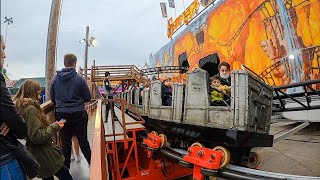 Roller Coaster Luna Park Baracconi quotSilber Minequot Novembre 2021Perugia [upl. by Neral613]