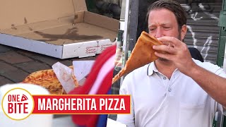 Barstool Pizza Review  Margherita Pizza Queens NY [upl. by Anolahs]