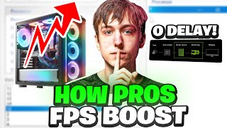 How PROS Boost FPS amp Reduce Input Delay in Fortnite MAX FPS amp Fix LAG [upl. by Tiffani]