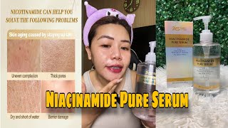 NIACINAMIDE PURE SERUM BENEFITS amp HOW TO APPLY [upl. by Llerret668]