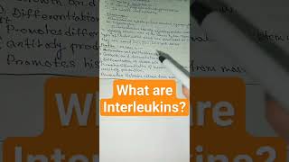 What are interleukins immunology zoology short shortsfeed shorts [upl. by Sancho]