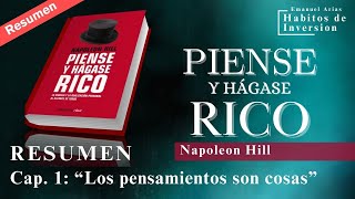 📚 quotPIENSE Y HÁGASE RICOquot  Cap 1 quotLos pensamientos son cosasquot  Napoleon Hill [upl. by Ennoirb]