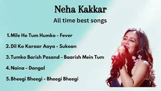 Top 5 Neha Kakkar trending Songs💕🫂 lovesongs nehakakkar hearttouching [upl. by Cleon878]