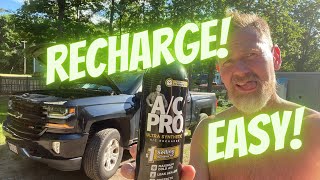 Recharge AC 2016 Silverado  Short Video [upl. by Wolpert]