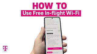 How To Use TMobiles Free Inflight WiFi  TMobile [upl. by Nawtna]