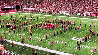 The Cornhusker Marching Band Halftime Show 400th Sellout 92024 [upl. by Ojeibbob]