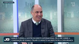 Manuel Furriela mestre em direito internacional pela USP sobre a condenação de Donald Trump [upl. by Brazee491]