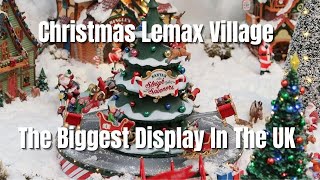 Lemax Christmas Village 2023  The BIGGEST Display In The UK [upl. by Arriaes332]