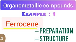 Ferrocene preparation and structure  simplified [upl. by Fontes966]