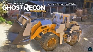 KillDozer  Armored Bulldozer All Locations 33  Tom Clancys Ghost Recon Wildlands [upl. by Ullyot]