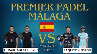 P1 MALAGA QATAR AIRWAYS PREMIER PADEL TOUR 2024 OCTAVOS DE FINAL LIBAAKAUGSBURGER VS NAVARROLEBRON [upl. by Ryon]