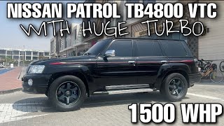 1500 WHP Nissan Patrol TB4800 VTC HUGE TURBOquot Insane Dragy pulls from 100200 Kmh [upl. by Reagan]