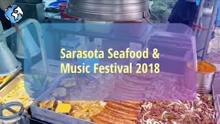 Sarasota Seafood amp Music Festival 2018 Florida Nightlife [upl. by Aiehtela]