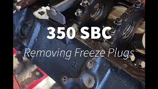 How to remove freeze plugs  350 Small Block Chevy smallblockchevy engine sbc classic hotrod [upl. by Linda681]