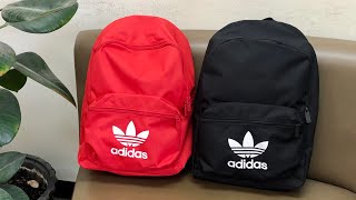 Adidas Originals Adicolor Classic Backpacks  unpackingunboxing  Azo Edition [upl. by Skill737]